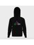 Grafitti Neon Light Siyah Erkek Kapüşonlu Sweatshirt Uzun Kol 1