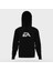 Ea Logo Siyah Erkek Kapüşonlu Sweatshirt Uzun Kol 1