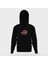 Peace Colours Mix Siyah Erkek Kapüşonlu Sweatshirt Uzun Kol 1