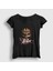 Kadın Siyah Bite Iron Maiden T-Shirt 1