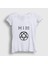 Kadın Beyaz Logo Him T-Shirt 1