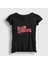 Kadın Siyah Logo V2 Iron Maiden T-Shirt 1