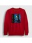 Unisex Kırmızı Fear Of The Dark Iron Maiden Sweatshirt 1