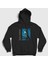 Unisex Siyah Fear Of The Dark Iron Maiden Kapüşonlu Sweatshirt 1