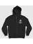 Unisex Siyah Eat Iron Maiden Fermuarlı Kapüşonlu Sweatshirt 1