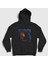 Unisex Siyah Gods Haggard Kapüşonlu Sweatshirt 1
