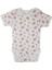 Kız Beyaz Çiçekli Kısa Kollu Body (Zıbın) LG-6047 2