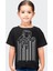 Barkod Astro Siyah Kısa Kollu Kız Erkek Uniseks Çocuk T-Shirt 1