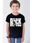 Just Rock You Siyah Kısa Kollu Kız Erkek Uniseks Çocuk Tişört 1