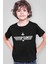 Top Gun Siyah Kısa Kollu Kız Erkek Uniseks Çocuk T-Shirt 1