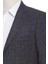 Kahverengi Ekose Desen Slim Fit Ceket 4