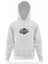 Bass Therapy Logo Beyaz Erkek Kapüşonlu Sweatshirt Uzun Kol 1