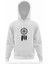 Silhouette Dreamcatcher Beyaz Erkek Kapüşonlu Sweatshirt Uzun Kol 1