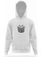Biggie Smalls Logo Beyaz Erkek Kapüşonlu Sweatshirt Uzun Kol 1