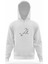 La Linea Trt Cizgi Adam Accident Beyaz Erkek Kapüşonlu Sweatshirt Uzun Kol 1