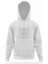 Burç Yay Sagittarius Beyaz Erkek Kapüşonlu Sweatshirt Uzun Kol 1