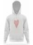 Charles Bukowski Heart Your Life Is Beyaz Erkek Kapüşonlu Sweatshirt Uzun Kol 1