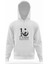 10 Kasım Sonsuzluk ve Suliyet Beyaz Erkek Kapüşonlu Sweatshirt Uzun Kol 1