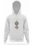 Dreamcatcher Pusula Beyaz Erkek Kapüşonlu Sweatshirt Uzun Kol 1