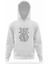 Charles Bukowski The Free Soul Is Beyaz Erkek Kapüşonlu Sweatshirt Uzun Kol 1