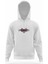 Mindhunter Yarasa Beyaz Erkek Kapüşonlu Sweatshirt Uzun Kol 1