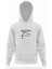 Türk Boyları Alkaevli Beyaz Erkek Kapüşonlu Sweatshirt Uzun Kol 1
