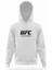 Ultimate Fighting Championship Beyaz Erkek Kapüşonlu Sweatshirt Uzun Kol 1