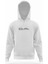 Türk Boyları Karaevli Beyaz Erkek Kapüşonlu Sweatshirt Uzun Kol 1