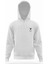 Boğa Burcu Beyaz Erkek Kapüşonlu Sweatshirt Uzun Kol 1