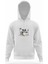 Bateri Drum Watercolor Beyaz Erkek Kapüşonlu Sweatshirt Uzun Kol 1
