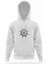 Gemi Dümeni Beyaz Erkek Kapüşonlu Sweatshirt Uzun Kol 1