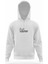 Lifelover Logo Beyaz Erkek Kapüşonlu Sweatshirt Uzun Kol 1