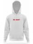 Mr Robot Beyaz Erkek Kapüşonlu Sweatshirt Uzun Kol 1