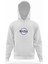 Rocket Logo Royalty Beyaz Erkek Kapüşonlu Sweatshirt Uzun Kol 1