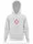 Storm Beyaz Erkek Kapüşonlu Sweatshirt Uzun Kol 1