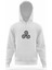 Teen Wolf Beyaz Erkek Kapüşonlu Sweatshirt Uzun Kol 1