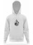 Turbo Beyaz Erkek Kapüşonlu Sweatshirt Uzun Kol 1