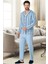 Erkek Mavi Pijama Takımı Camellia 2767 1