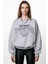 Mad Girls Gri Kadın Sweatshirt MG925 1