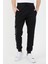Slim Fit Paçası Lastikli - Cepli Eşofman Altı Siyah Cmreo1 3
