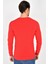 Bisiklet Yaka Uzun Kollu Dar Kalıp İnce Erkek Sweatshirt SPR2019K18 4