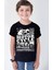 Özel Yapım Moto Siyah Kısa Kollu Kız Erkek Uniseks Çocuk T-Shirt 1
