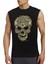 Dövme Kurukafa Siyah Kesik Kol Kolsuz Erkek T-Shirt Atlet 1