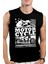 Özel Yapım Moto Siyah Kesik Kol Kolsuz Erkek T-Shirt Atlet 1