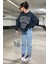 Mad Girls Siyah Kadın Sweatshirt MG922 2