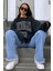 Mad Girls Siyah Kadın Sweatshirt MG922 3