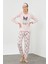 Göz Bantlı Peluş Baskılı Pijama Takım 4