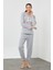 Peluş Baskılı Pijama Takım 5