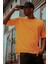 Turuncu Yanı Fermuarlı Oversize T-Shirt 1KXE1-44586-11 5