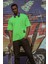 Yeşil Yanı Fermuarlı Oversize T-Shirt 1KXE1-44586-08 1